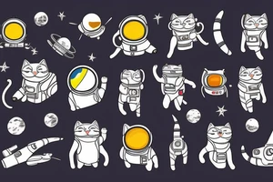 cat-astronaut tattoo idea