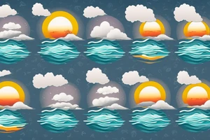 nature, sea, sunset, trees, lake. clouds tattoo idea