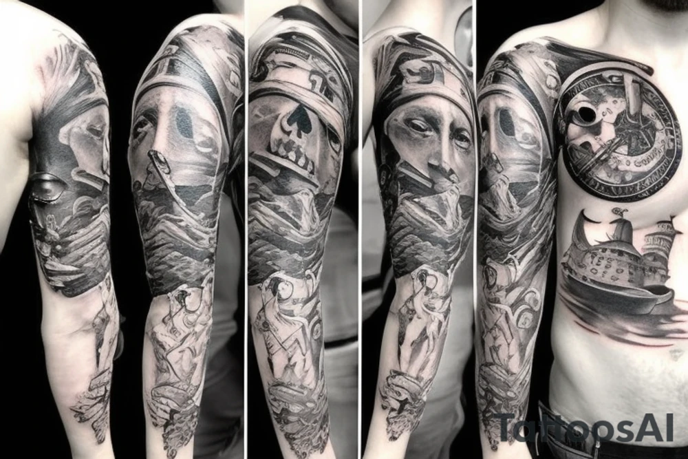 Pirate theme tattoo idea