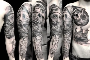 Pirate theme tattoo idea