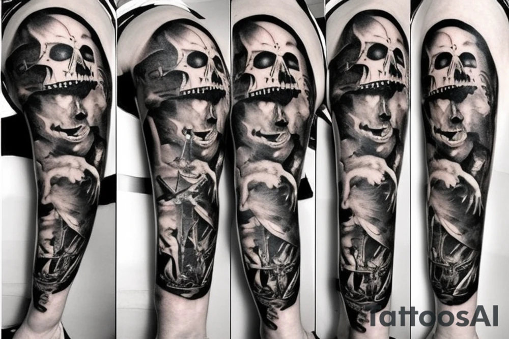 Pirate theme tattoo idea
