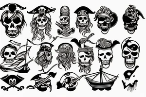 Pirate ship tattoo idea