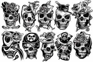 Pirate ship tattoo idea