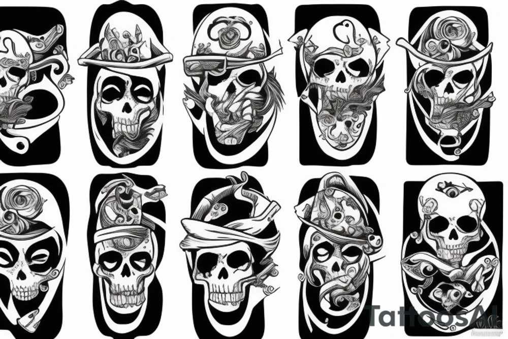 Pirate ship tattoo idea