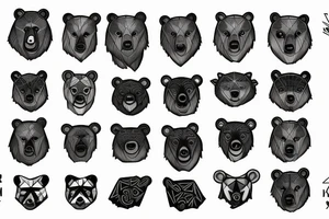bear tattoo idea