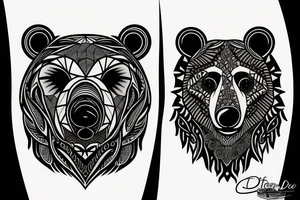 bear tattoo idea