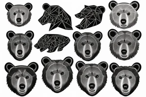 bear tattoo idea