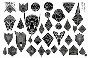 Veles god tattoo idea