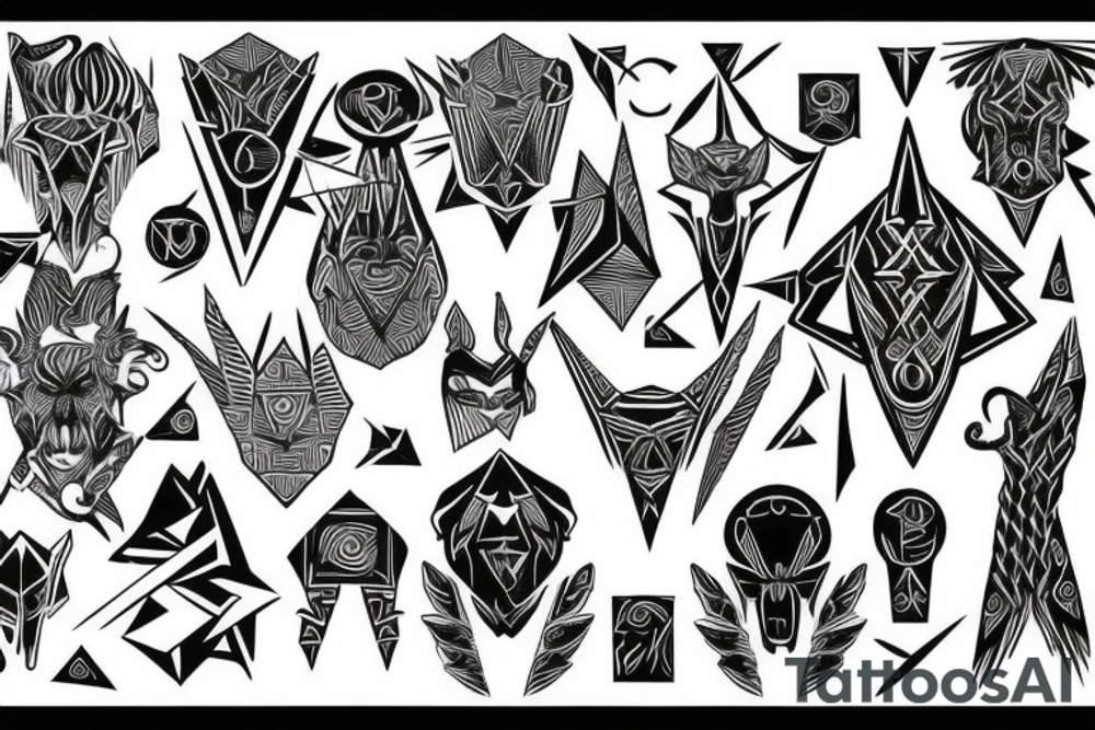Veles god tattoo idea