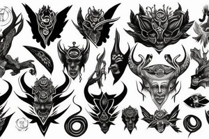 Veles god tattoo idea