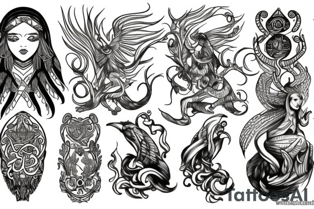 Slavic mythology tattoo idea