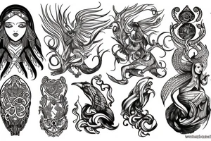 Slavic mythology tattoo idea