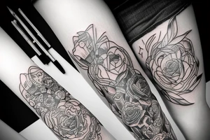 Tatto on the knee tattoo idea