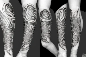 Tatto on the knee tattoo idea