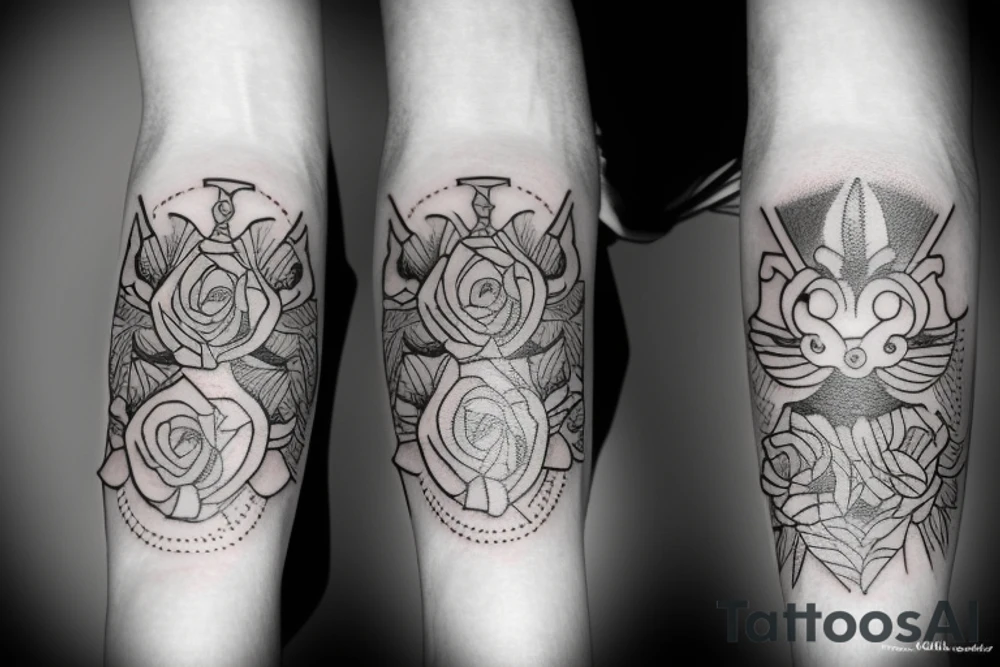 Tatto on the knee tattoo idea