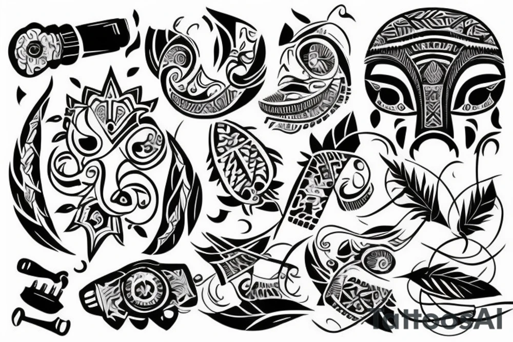 The journey to become fitter and smarter tattoo idea