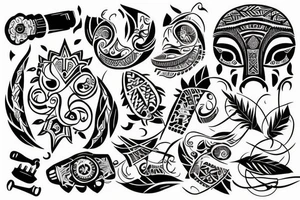 The journey to become fitter and smarter tattoo idea