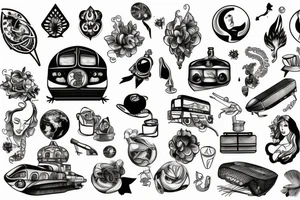 Mercury train tattoo idea