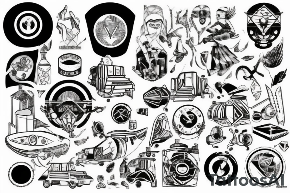 Mercury train tattoo idea