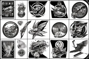 Mercury Train, Speed, Futuristic, tattoo idea