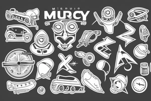 Mercury Train, Speed, Futuristic, tattoo idea