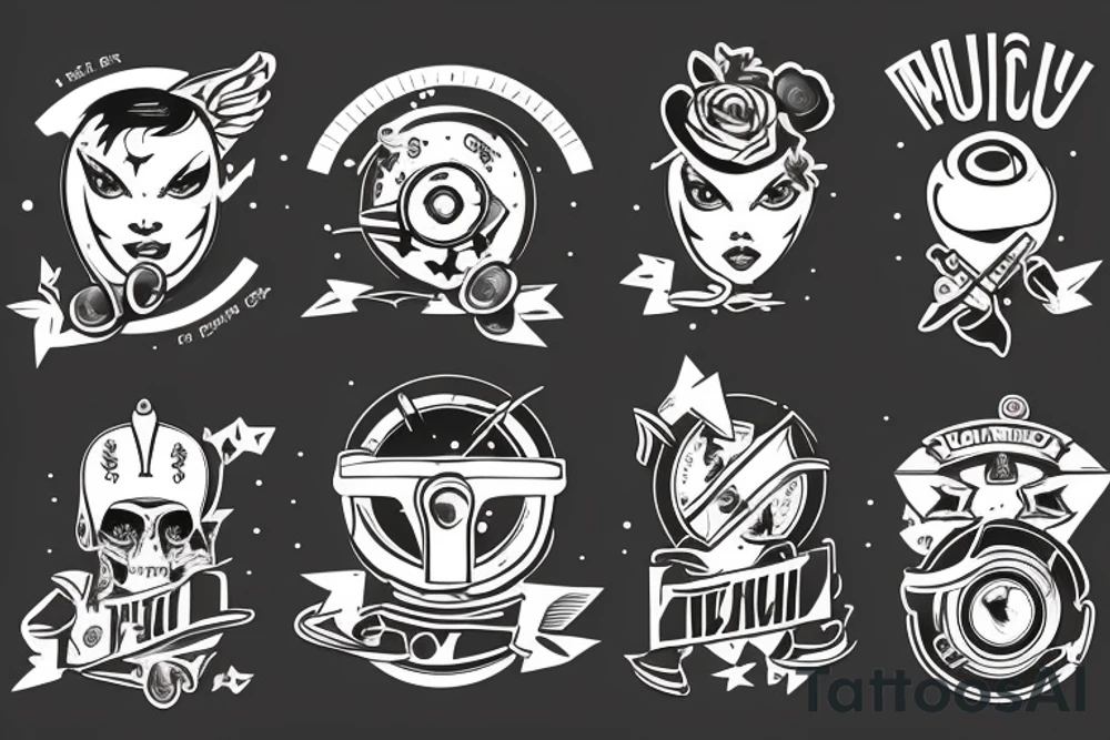 Mercury Train, Speed, Retro, tattoo idea