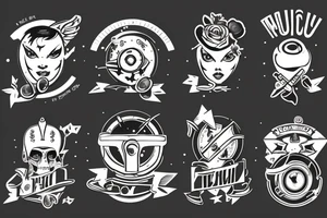 Mercury Train, Speed, Retro, tattoo idea