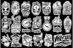 Mercury Train, Speed, Retro, tattoo idea