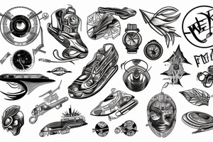 The Mercury, Train, Speed, Futuristic tattoo idea