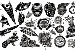 The Mercury, Train, Speed, Futuristic tattoo idea