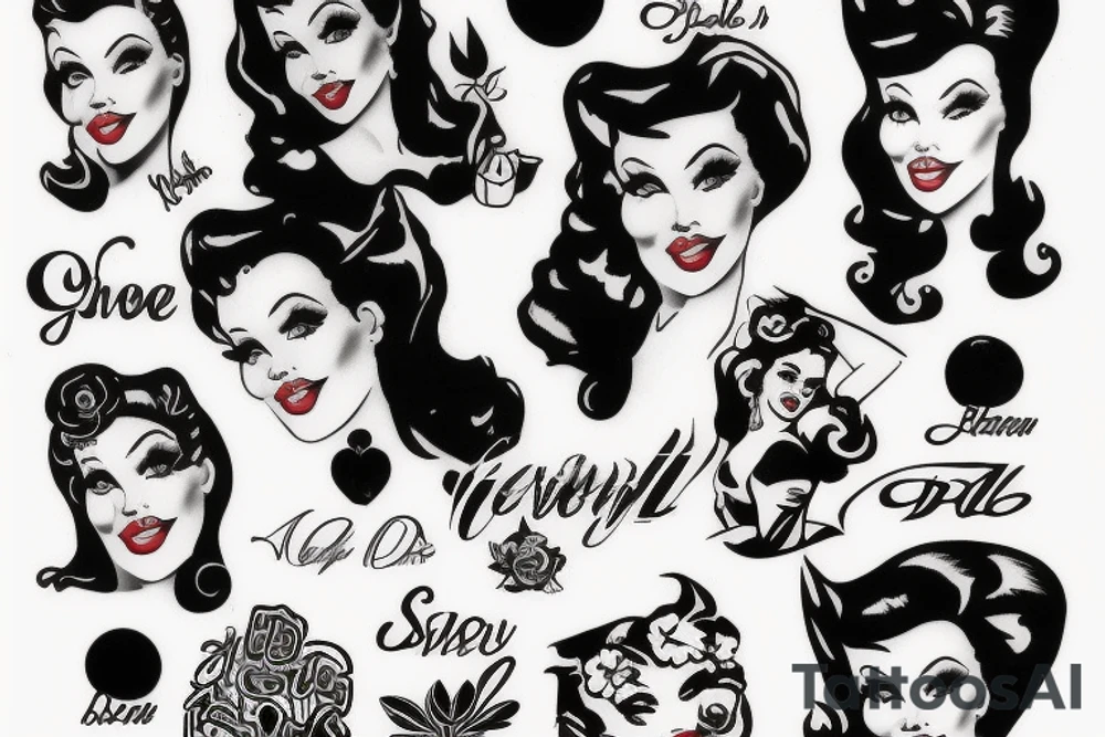 She devil pin up girl tattoo idea