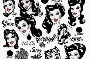 She devil pin up girl tattoo idea