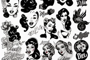 She devil pin up girl tattoo idea