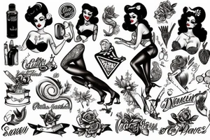 She devil pin up girl tattoo idea