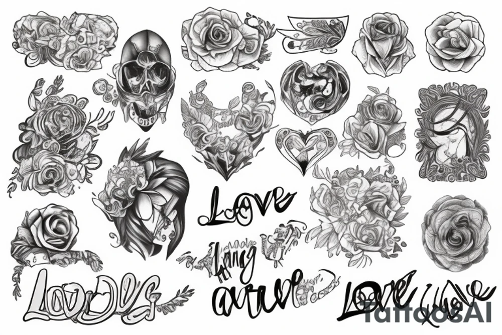 dying love tattoo idea