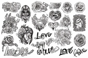dying love tattoo idea
