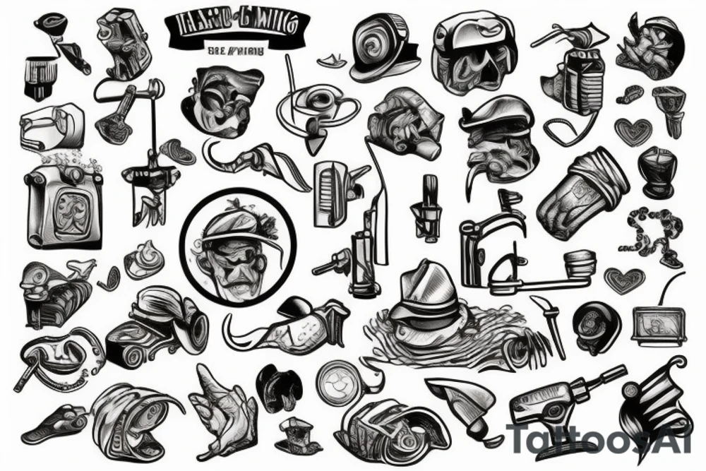 mining tattoo idea