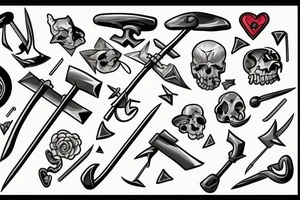 pickaxe tattoo idea