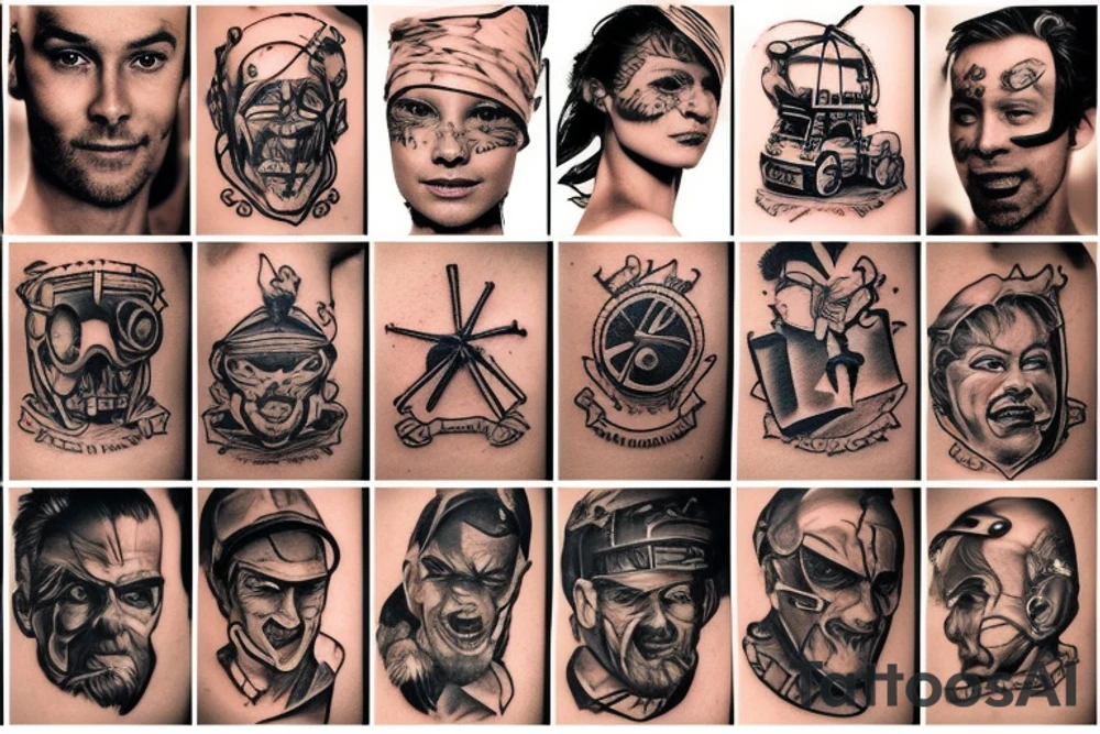 mining site tattoo idea