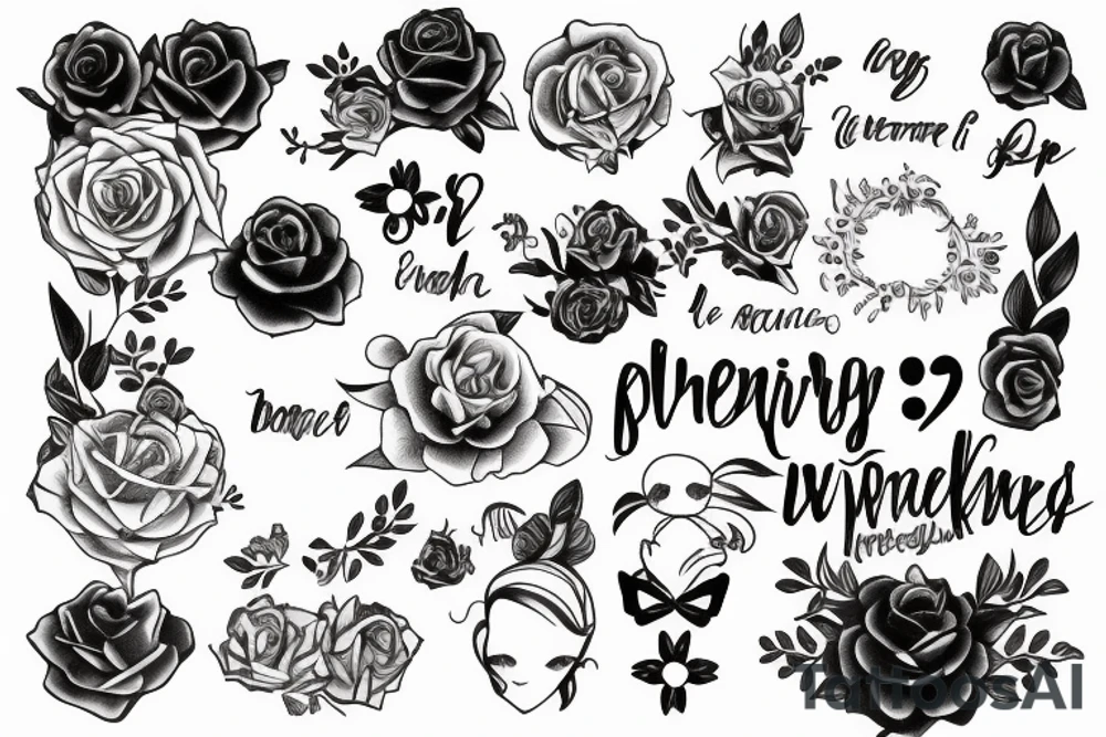 Represent daughter and wife tattoo idea