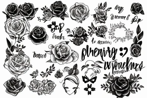 Represent daughter and wife tattoo idea