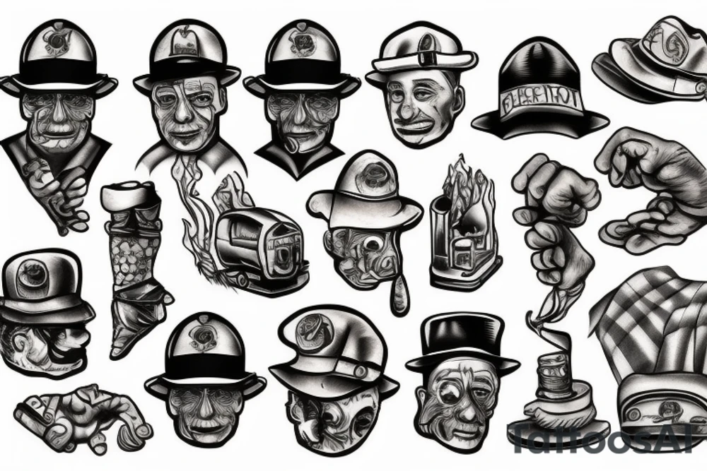 coal miner tattoo idea