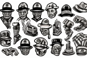 coal miner tattoo idea