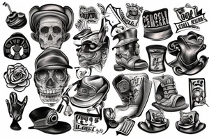 coal miner tattoo idea