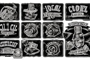 coal miner tattoo idea