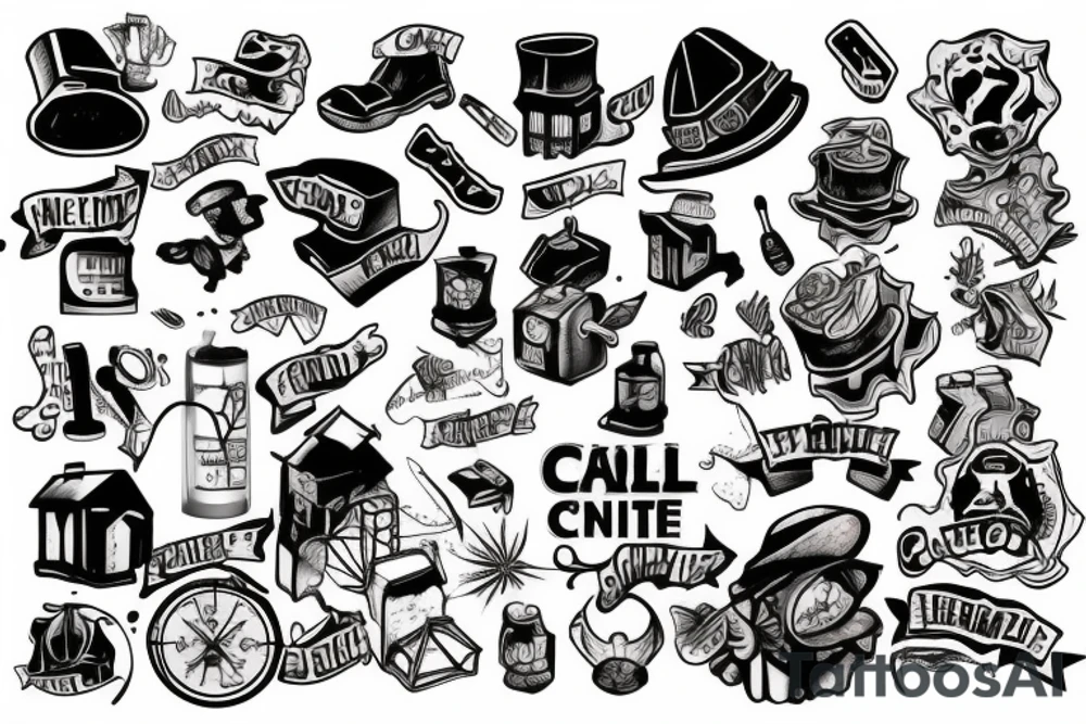 coal mine shaft tattoo idea