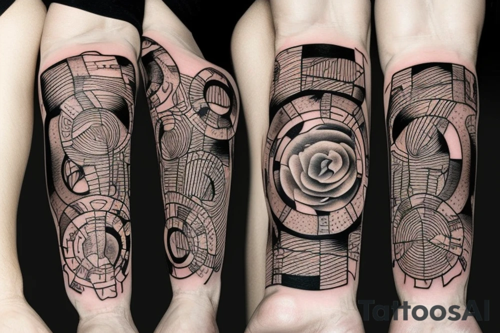 coal mine shaft tattoo idea