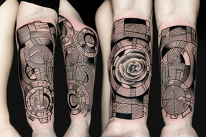 coal mine shaft tattoo idea