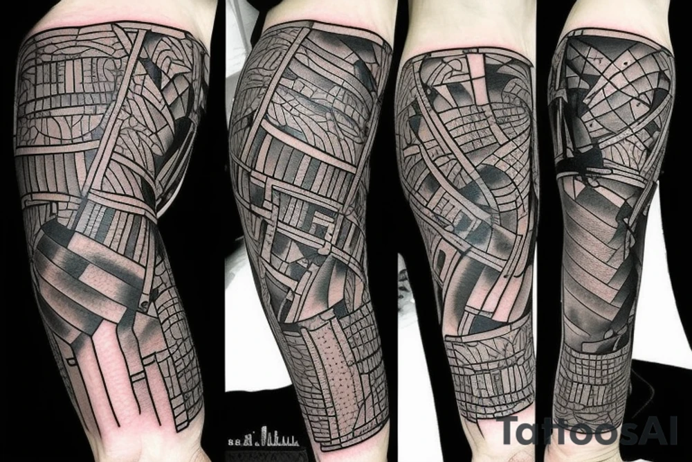 coal mine shaft tattoo idea