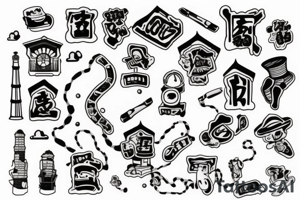 coal mine shaft tattoo idea
